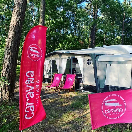 Kemping Caravana Juliana , Luksusowa Przyczepa Nad Jeziorem